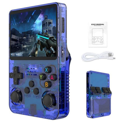 handheld game console, 3.5-inch HD screen, GTA, retro classic games, portable arcade, PSP-style, retro gaming, portable gaming, nostalgic console, Australia - Black - Size 128G