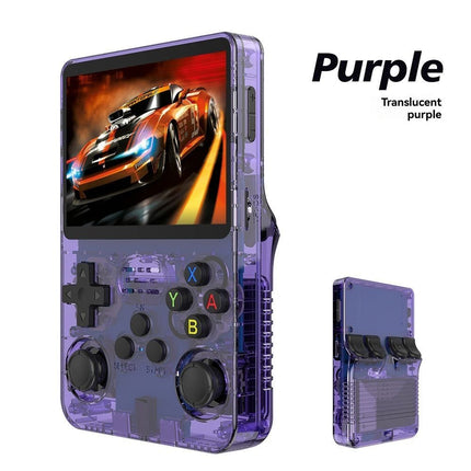 handheld game console, 3.5-inch HD screen, GTA, retro classic games, portable arcade, PSP-style, retro gaming, portable gaming, nostalgic console, Australia - Black - Size 128G