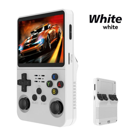 handheld game console, 3.5-inch HD screen, GTA, retro classic games, portable arcade, PSP-style, retro gaming, portable gaming, nostalgic console, Australia - Red - Size 128G