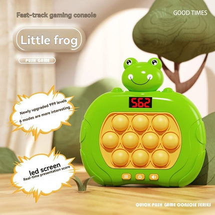 whac-a-mole game, LCD decompression toy, focus-enhancing game, intelligence-boosting toy, memory game, puzzle game, Australian market - Pink - Size 10-key