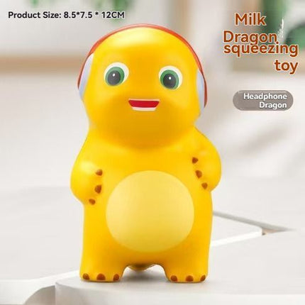 Milk Dragon, Slow Rebound Toy (Size Headphones)