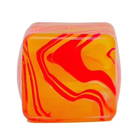 marbled ice cube squeeze toy, stress relief toy, novelty gift, squishy toy, trendy toy, desk toy, anxiety relief, fidget toy, Australian market - Blue - Size 2pcs