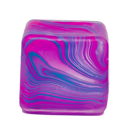 marbled ice cube squeeze toy, stress relief toy, novelty gift, squishy toy, trendy toy, desk toy, anxiety relief, fidget toy, Australian market - Blue - Size 2pcs