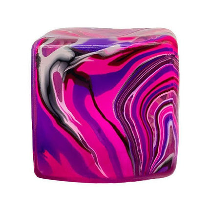 marbled ice cube squeeze toy, stress relief toy, novelty gift, squishy toy, trendy toy, desk toy, anxiety relief, fidget toy, Australian market - Purple - Size 2pcs