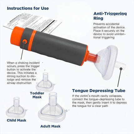 Choking Rescue Device, Heimlich Principle (Size Routine)