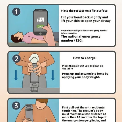 Choking Rescue Device, Heimlich Principle (Size Routine)