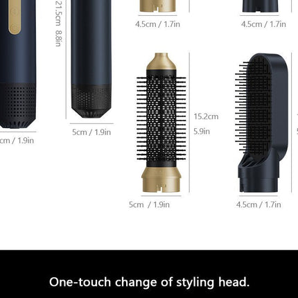 5-In-1 Hair Dryer, Hair Styling Tool (Size 5)
