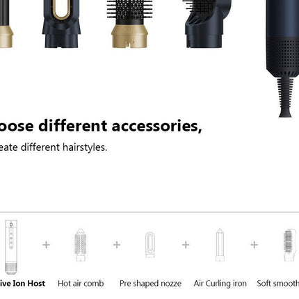 5-In-1 Hair Dryer, Hair Styling Tool (Size 6)