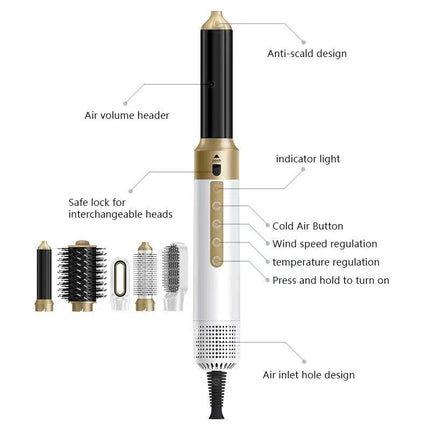 7-In-1 Hair Curler, Hot Air Comb (Size 7)