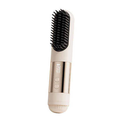 wireless hair comb, cold air hair comb, straightening comb, curling comb, hair styling tool, portable hair comb, Australia hair tool, rechargeable hair comb, travel hair straightener, versatile hair styler - Blue - Size E
