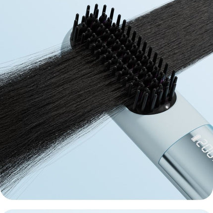 wireless hair comb, cold air hair comb, straightening comb, curling comb, hair styling tool, portable hair comb, Australia hair tool, rechargeable hair comb, travel hair straightener, versatile hair styler - Mocha - Size E