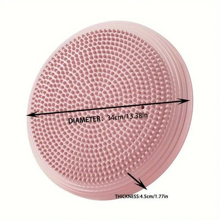 balance disc, air cushion, foot massage, core strength, stability training, rehabilitation, ankle recovery, knee rehab, kids balance, yoga accessory, fitness equipment, Australia - Pink - Size L