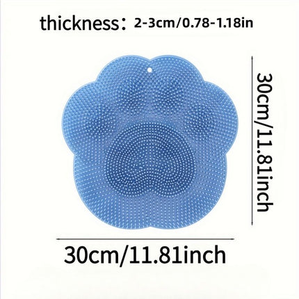 foot scrubber, exfoliating foot pad, dead skin remover, anti-slip shower accessory, deep cleaning foot care, home spa essentials, body brush alternative, foot hygiene, Australian foot care - Blue - Size 2PCS
