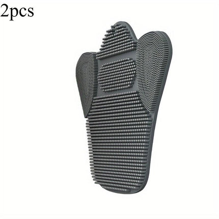 Back Massage Brush, Suction Cup Shower Brush (Size 2PCS)
