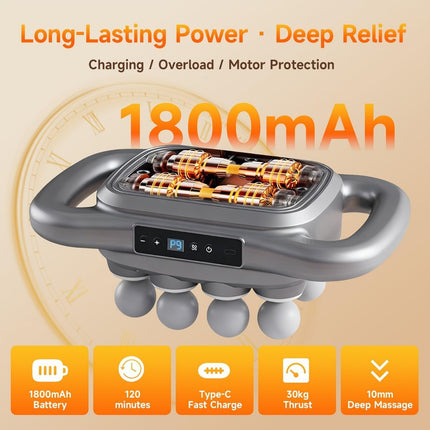 16-Head Massage Gun, Deep-Tissue Massager