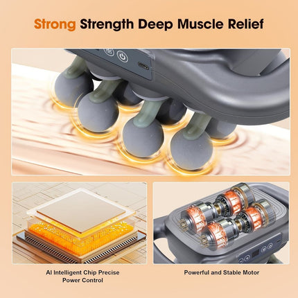 16-Head Massage Gun, Deep-Tissue Massager