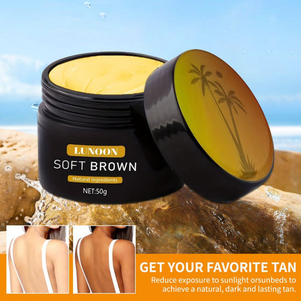 tanning cream, soft brown tan, natural ingredients, tanning bed cream, sun tan lotion, hydrating tan cream, healthy tan Australia, Australian tanning product - Yellow - Size 50ml-2pcs