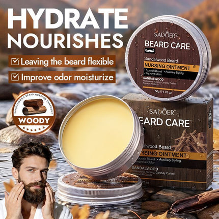 Sandalwood Beard Ointment, Beard Care Australia (2pcs)
