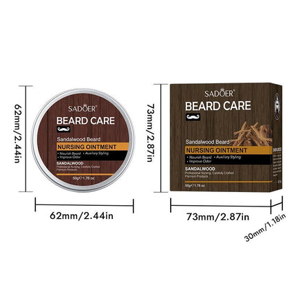 Sandalwood Beard Ointment, Beard Care Australia (2pcs)
