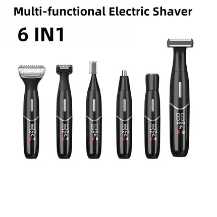 Women'S Hair Remover 7-In-1 Hair Remover Body Hair Removal Facial Hair Removal - Black - Size SET