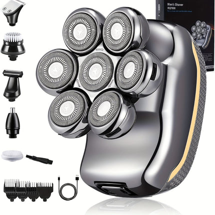 Men's Electric Shaver Rechargeable Shaver Cordless Shaver (Size SET)