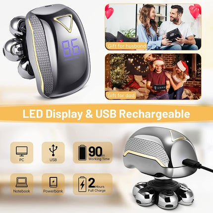 Men's Electric Shaver Rechargeable Shaver Cordless Shaver (Size SET)