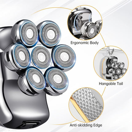 Men's Electric Shaver Rechargeable Shaver Cordless Shaver (Size SET)