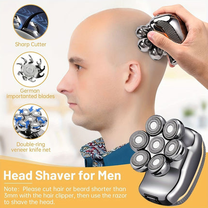 Men's Electric Shaver Rechargeable Shaver Cordless Shaver (Size SET)
