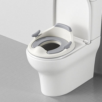 baby portable toilet seat, potty training, no installation, splash proof, hanging storage, travel potty seat, toddler toilet training seat - Camel - Size Hard seat cushion
