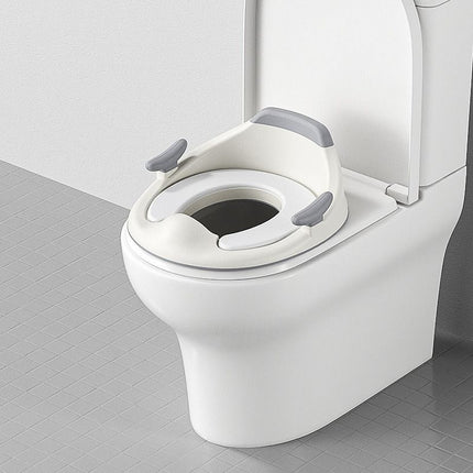 baby portable toilet seat, potty training, no installation, splash proof, hanging storage, travel potty seat, toddler toilet training seat - Camel - Size Hard seat cushion