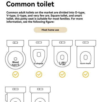 baby portable toilet seat, potty training, no installation, splash proof, hanging storage, travel potty seat, toddler toilet training seat - Camel - Size Soft cushion