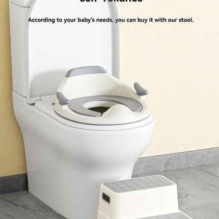 baby portable toilet seat, potty training, no installation, splash proof, hanging storage, travel potty seat, toddler toilet training seat - Camel - Size Soft cushion