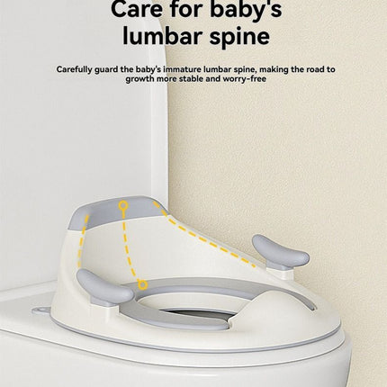 baby portable toilet seat, potty training, no installation, splash proof, hanging storage, travel potty seat, toddler toilet training seat - Camel - Size Soft cushion