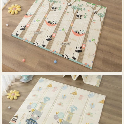 double-sided cartoon mat, folding mat, 2cm living room mat, game mat, odor-free mat, children play mat, foam mat, floor mat Australia - Dreamland - Size 180-200cm