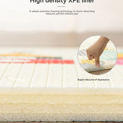 double-sided cartoon mat, folding mat, 2cm living room mat, game mat, odor-free mat, children play mat, foam mat, floor mat Australia - Many Treasures - Size 180-200cm