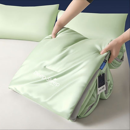 Deep Sleep Quilt Temperature Regulating Quilt Luxury Bedding Australia - Icy Yogurt Green - Size 200*230cm