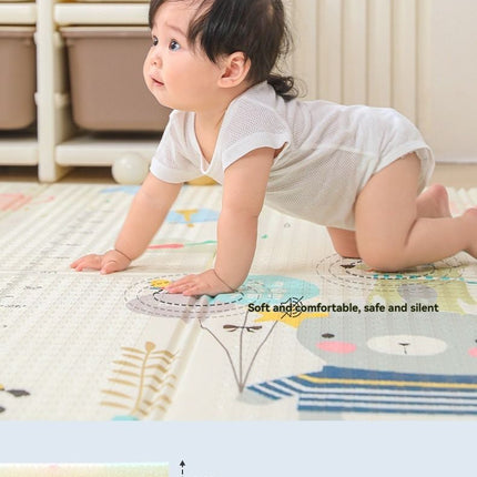 double-sided cartoon mat, folding mat, 2cm living room mat, game mat, odor-free mat, children play mat, foam mat, floor mat Australia - Underwater World - Size 160-180cm