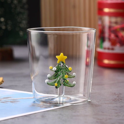 3D cartoon glass cups, high borosilicate glass, novelty drinkware, cold beverage glasses, cute glass tumblers, Australian home decor, gift ideas for juice lovers - Clear - Size pattern2