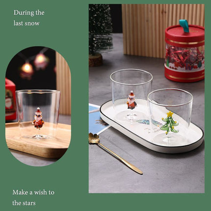 3D cartoon glass cups, high borosilicate glass, novelty drinkware, cold beverage glasses, cute glass tumblers, Australian home decor, gift ideas for juice lovers - Clear - Size pattern4