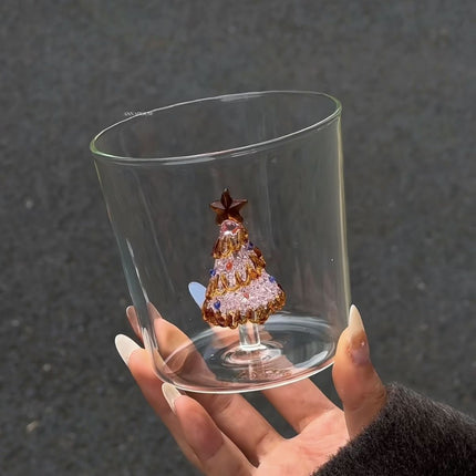 3D cartoon glass cups, high borosilicate glass, novelty drinkware, cold beverage glasses, cute glass tumblers, Australian home decor, gift ideas for juice lovers - Clear - Size pattern4