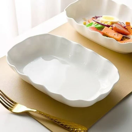 Nordic Ceramic Plate, 10-Inch Serving Plate (Size 1PCS)