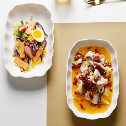 Nordic Ceramic Plate, 10-Inch Serving Plate (Size 1PCS)