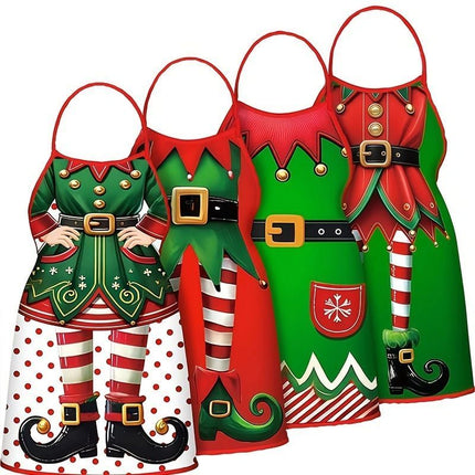 Christmas Apron, Waterproof Apron (3PCS)