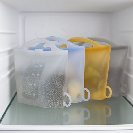 food-grade silicone, sealing strips, leak-proof, airtight seal, silicone lid covers, reusable food storage, Australian kitchen, dishwasher safe, non-toxic, temperature resistant, fridge organisation, travel storage, office lunchbox - White - Size 1200ml-4