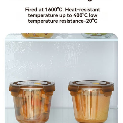 glass soup cup, airtight soup cup, microwave-safe soup cup, office lunch box, sealed food container, glass lunch box, soup container - Navy - Size 750ML-2PCS