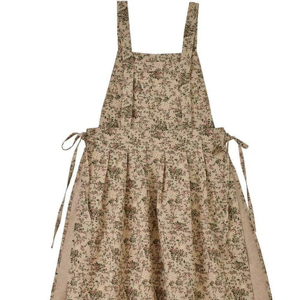 sleeveless apron, bib apron, apron with pockets, kitchen apron, baking apron, pet care apron, art apron, nail art apron, milk tea apron, Australian apron, home cook apron, craft apron - Blue - Size M