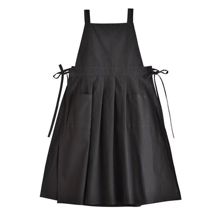 sleeveless apron, bib apron, apron with pockets, kitchen apron, baking apron, pet care apron, art apron, nail art apron, milk tea apron, Australian apron, home cook apron, craft apron - Brown - Size M