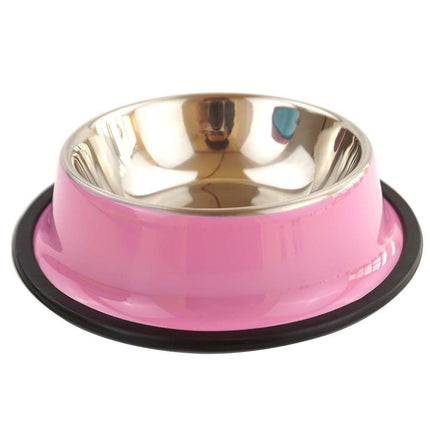 stainless steel pet bowls, non-slip dog bowls, large dog food bowls, cat bowls, pet food bowl, dog bowl large capacity, cat feeding bowl, durable pet bowls, anti-skid pet dishes, pet feeding products Australia - Green - Size 26CM