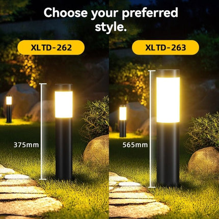 solar lawn lights, stainless steel outdoor lights, 3-LED garden lights, waterproof outdoor lights, modern outdoor lighting, cylindrical solar lights, Australian outdoor lights - Silver white light - Size 1PCS