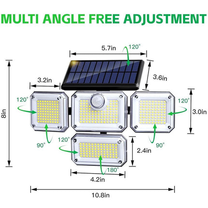 Solar Outdoor Light, Motion Sensor Wall Light (Size 1PCS)